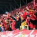 Kibice na meczu Widzew Łódź - Korona Kielce