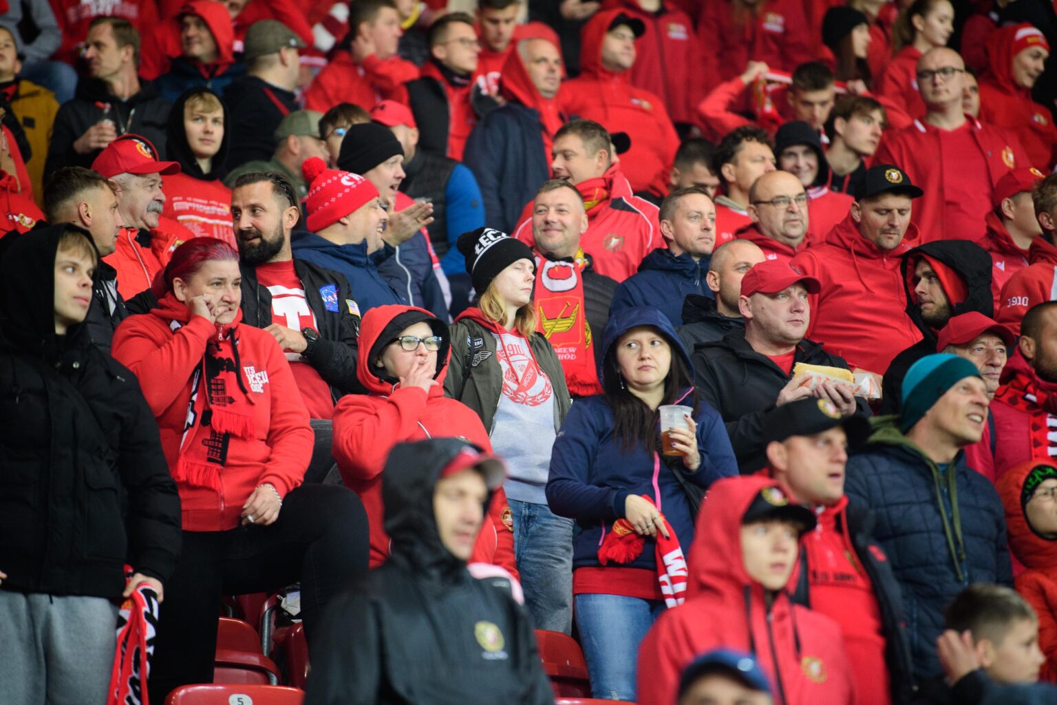 Widzew Lodz vs Korona Kielce kibice Fot Sebastian Szwajkowski 91