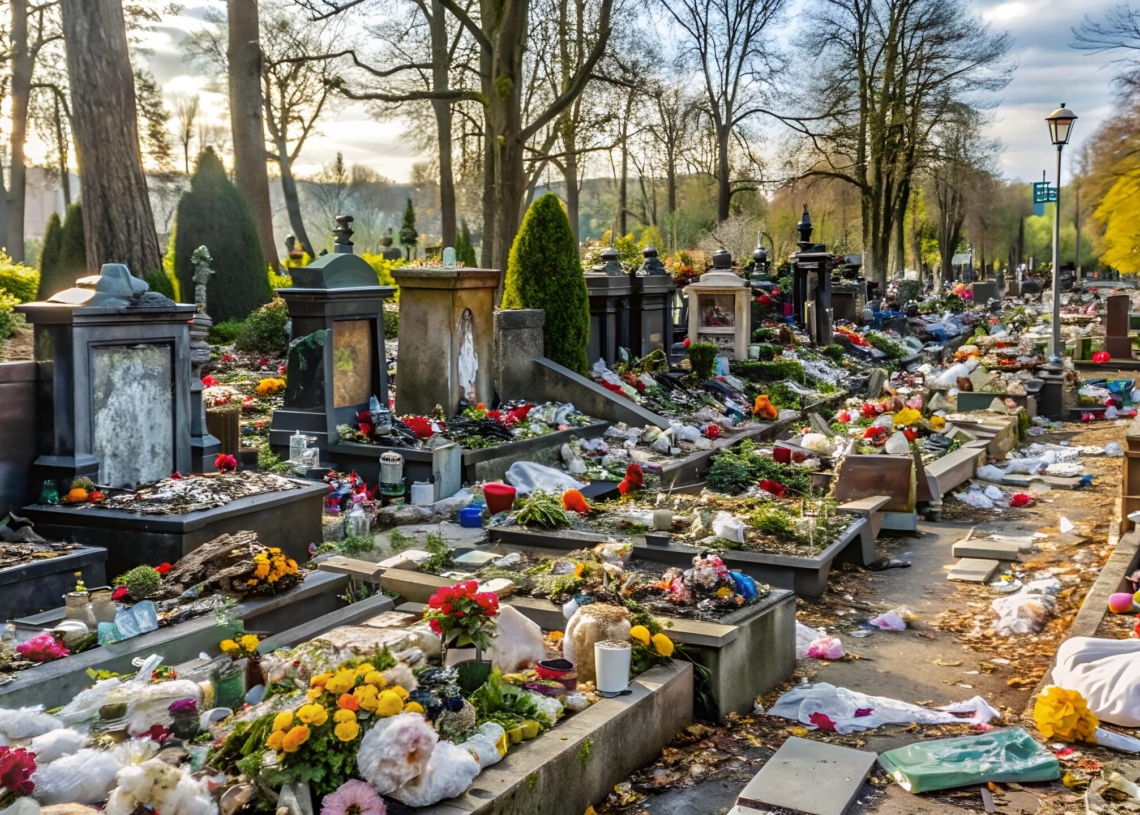 Dzień Wszystkich Świętych generuje tony odpadów. Co z tym zrobić? 1 Dzień Wszystkich Świętych generuje tony odpadów. Co z tym zrobić?