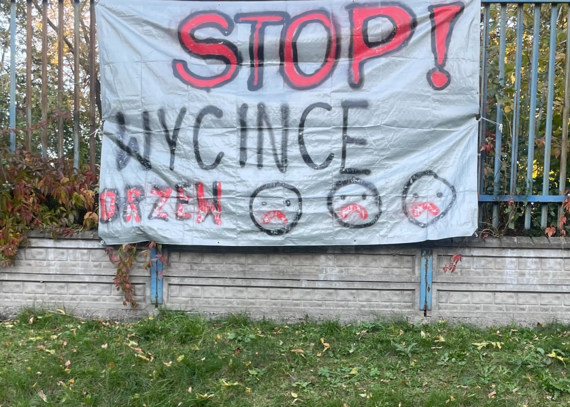 Mieszkańcy chcą zachować skwer, miasto chce tam budować