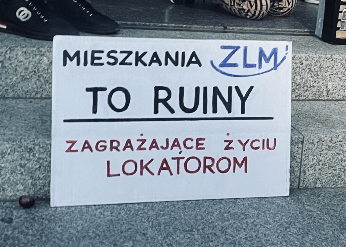 Międzynarodowy Dzień Lokatora. Protest mieszkańców na Placu Wolności