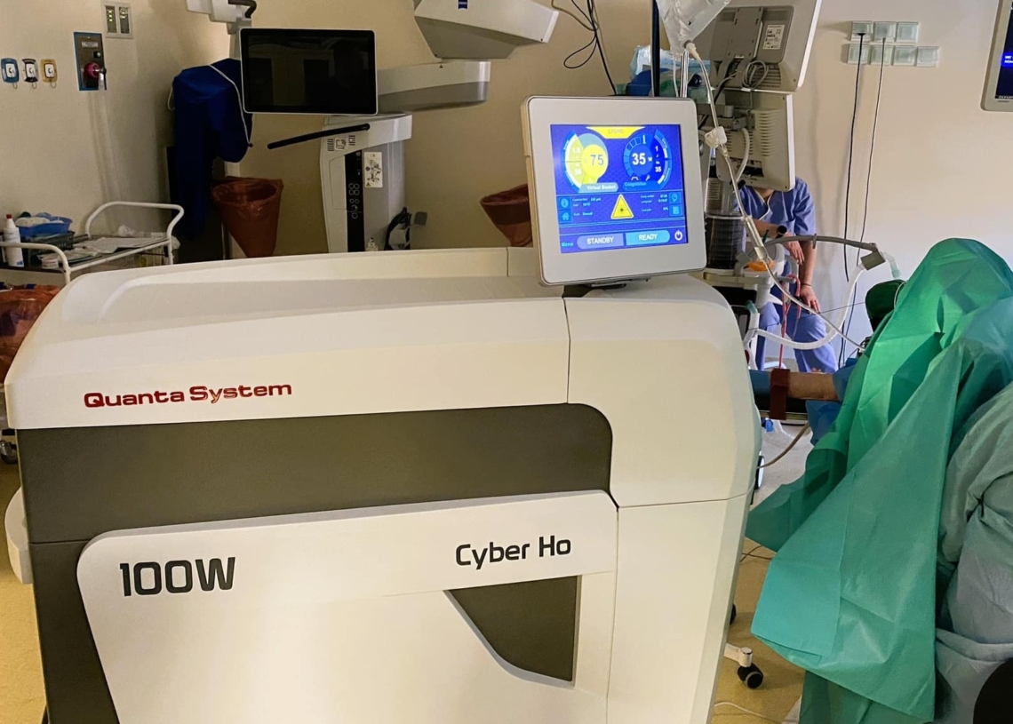 Laserowe zabiegi usuwania przerostu prostaty to specjalność radomszczańskiego szpitala. Około 200 zabiegów w ciągu roku 1 Laserowe zabiegi w Radomsku