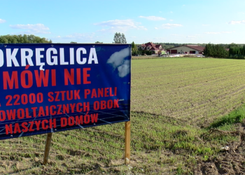 Spór o farmę fotowoltaiczną w Okręglicy