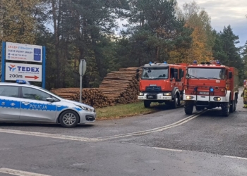 Pożar pod Tomaszowem Mazowieckim