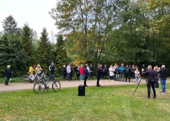 Protest mieszkańców Wielunia