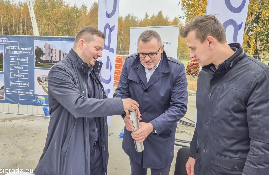 Sieradz: Rozpoczęła się budowa 48 mieszkań w ramach Społecznej Inicjatywy Mieszkaniowej
