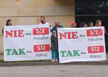 Protest ws. S12 w Tomaszowie Mazowieckim. Mieszkańcy chcą innego przebiegu ekspresówki