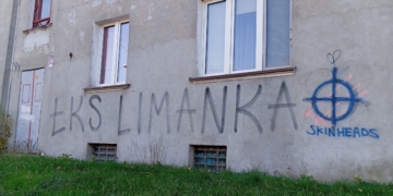 Wandalizm w Łodzi. Kibole ŁKS-u mażą na murach
