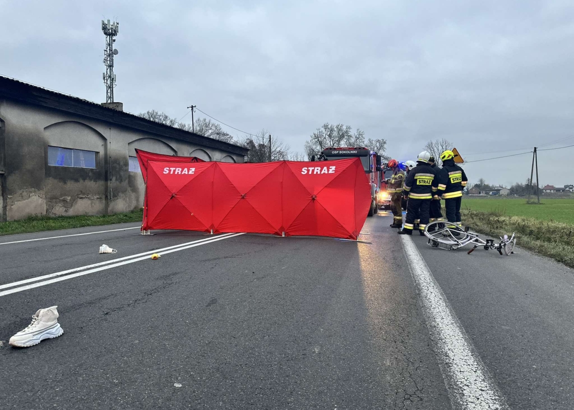 Śmierć rowerzystki w Walichnowach