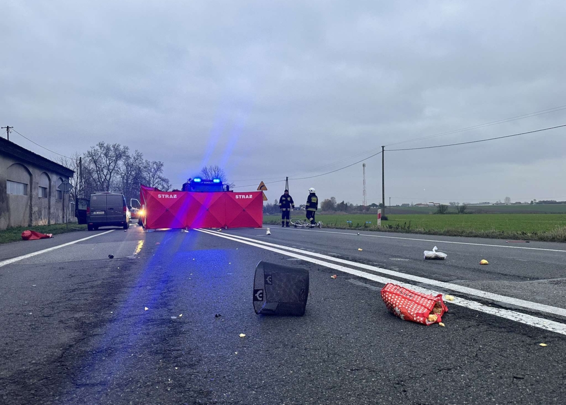 Śmierć rowerzystki w Walichnowach