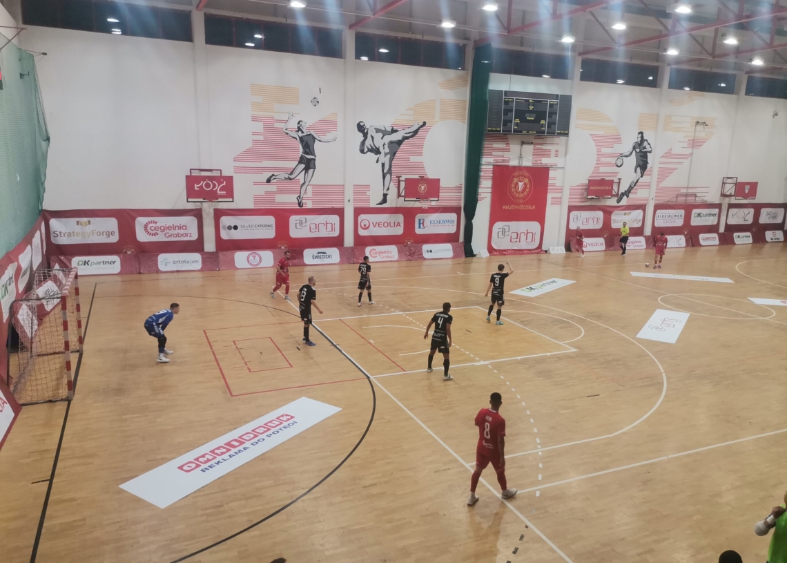 Świetny mecz futsalistów Widzewa. Jednak to goście zdobyli 3 punkty