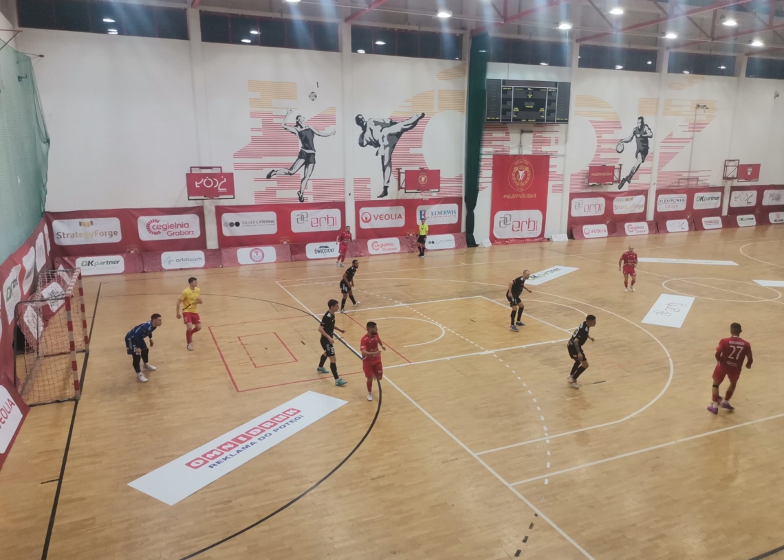 Świetny mecz futsalistów Widzewa. Jednak to goście zdobyli 3 punkty