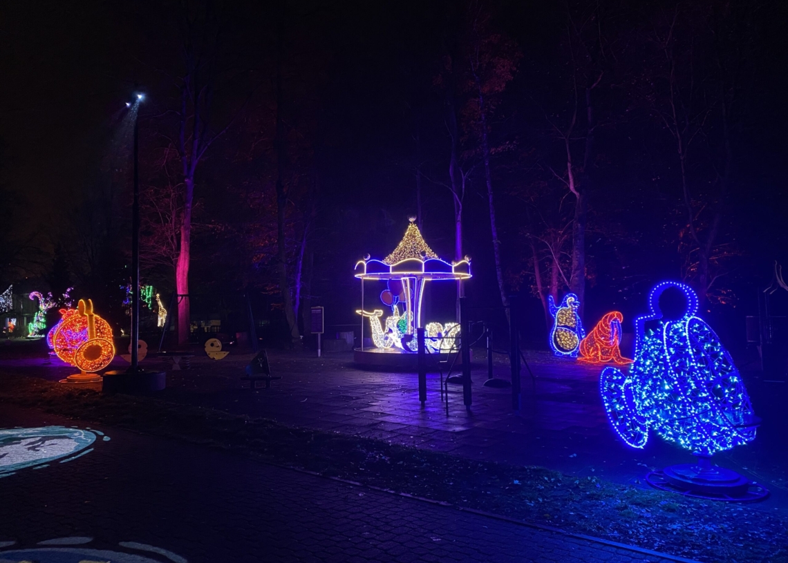 Park Miliona Świateł zabłysnął w łódzkim Orientarium