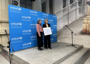 UNICEF uhonorował Łódź za pomoc w pierwszych dniach wojny