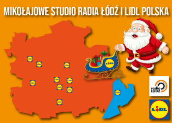Mikołajowe Studio Radia Łódź i Lidl Polska