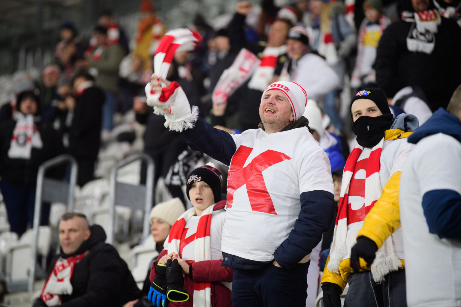 LKS Lodz vs Polonia Warszawa kibice Fot Sebastian Szwajkowski 1