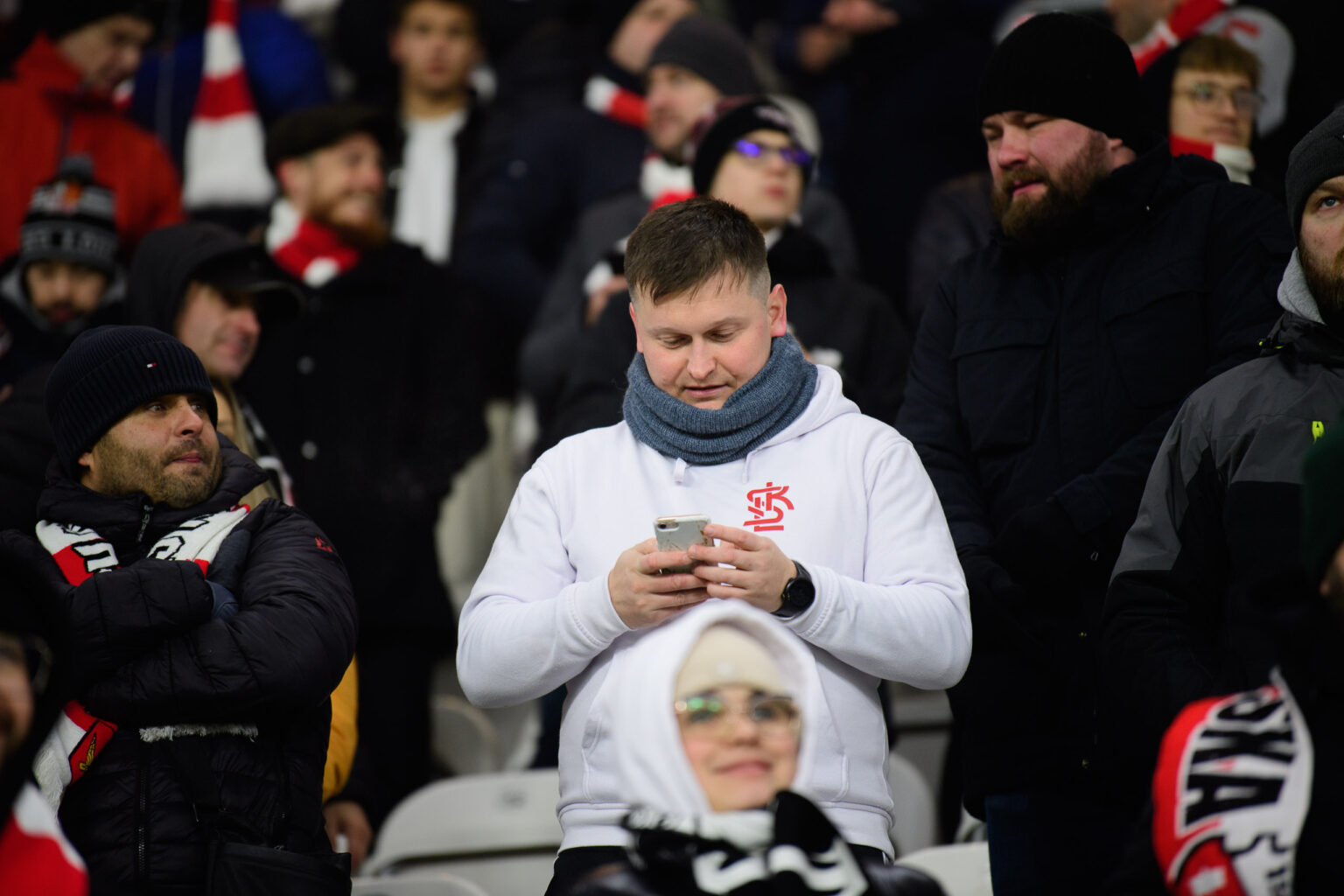 LKS Lodz vs Polonia Warszawa kibice Fot Sebastian Szwajkowski 100