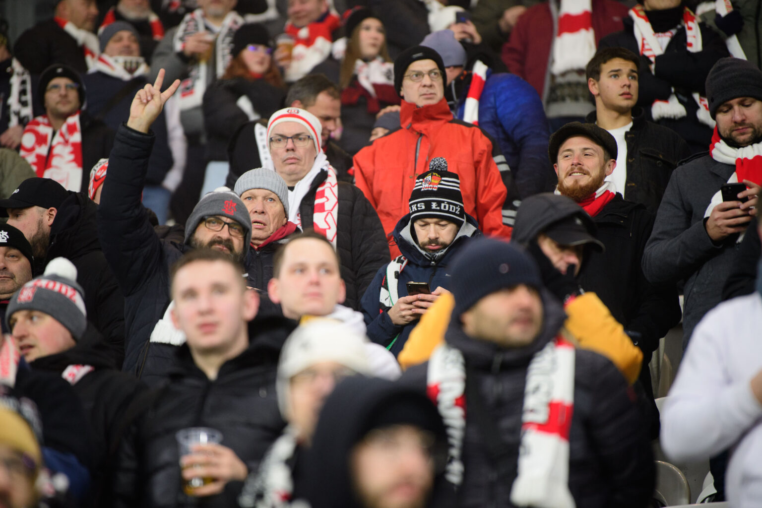 LKS Lodz vs Polonia Warszawa kibice Fot Sebastian Szwajkowski 103