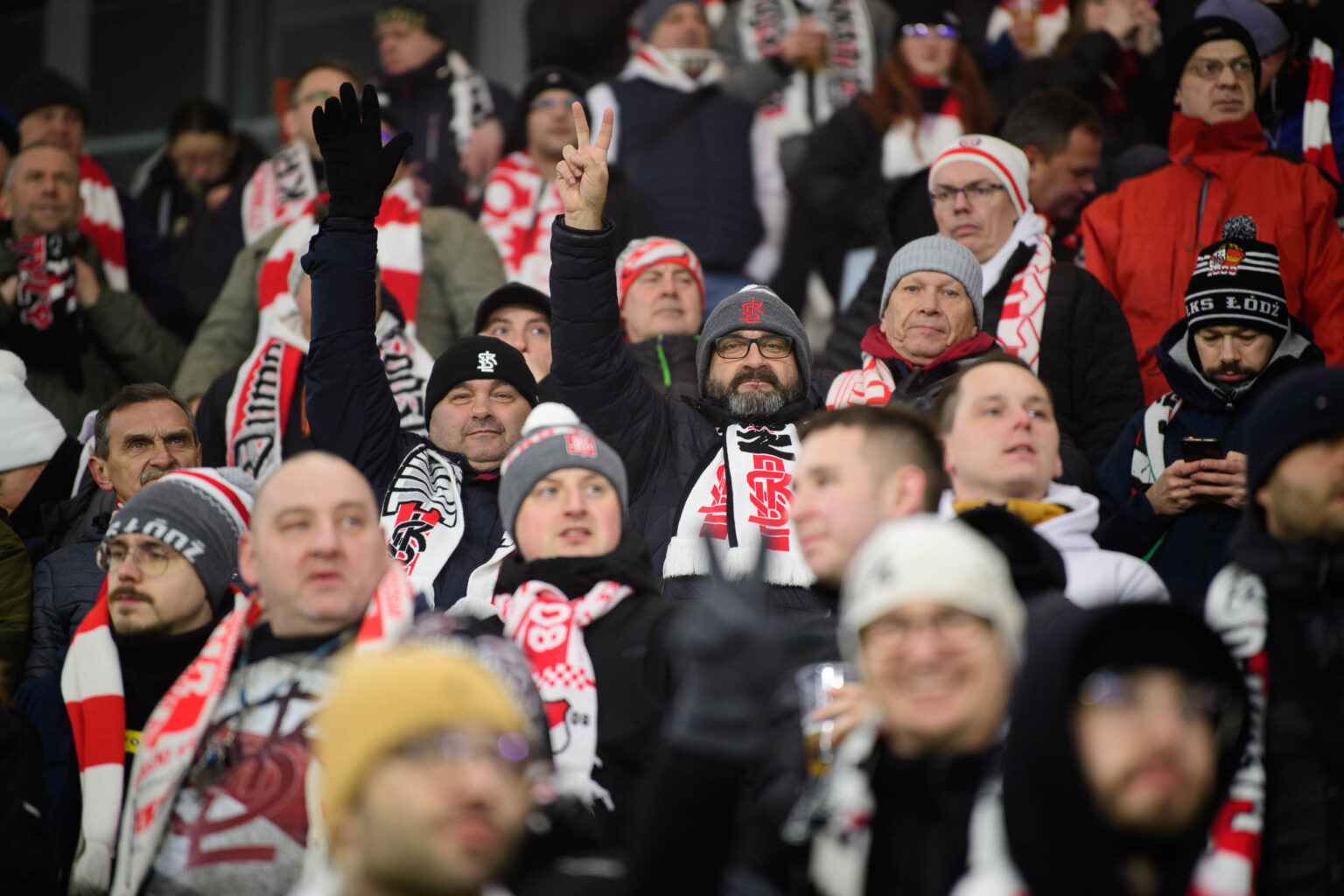 LKS Lodz vs Polonia Warszawa kibice Fot Sebastian Szwajkowski 105