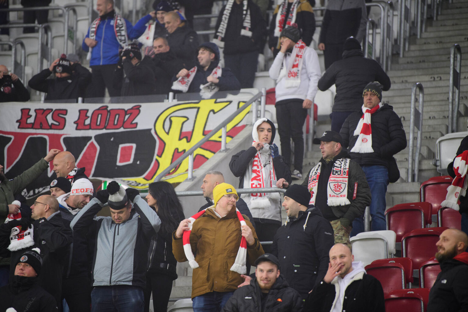 LKS Lodz vs Polonia Warszawa kibice Fot Sebastian Szwajkowski 109
