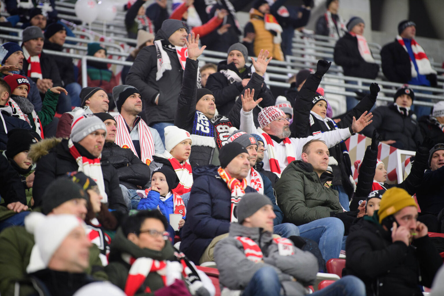 LKS Lodz vs Polonia Warszawa kibice Fot Sebastian Szwajkowski 133