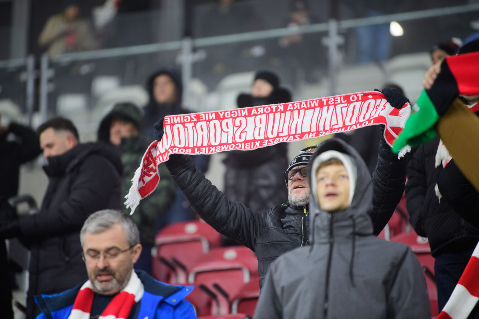LKS Lodz vs Polonia Warszawa kibice Fot Sebastian Szwajkowski 36