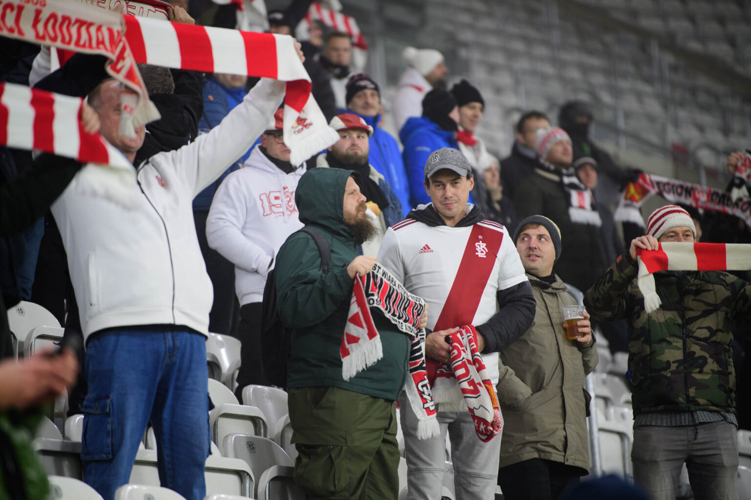 LKS Lodz vs Polonia Warszawa kibice Fot Sebastian Szwajkowski 41
