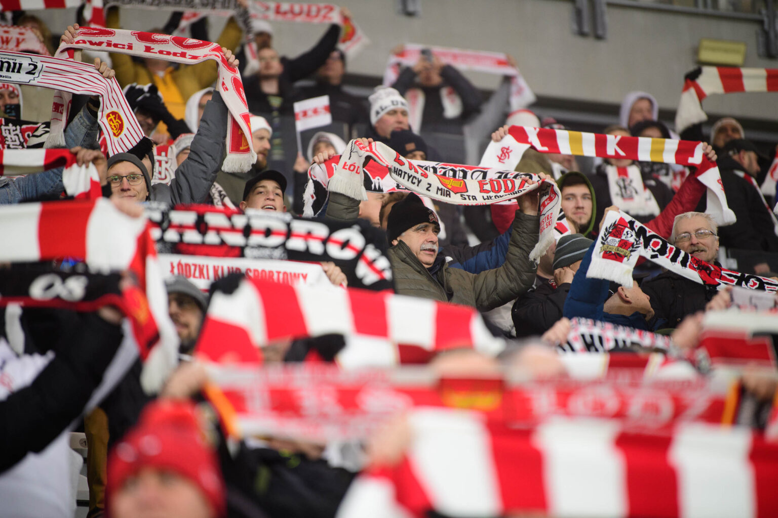 LKS Lodz vs Polonia Warszawa kibice Fot Sebastian Szwajkowski 46