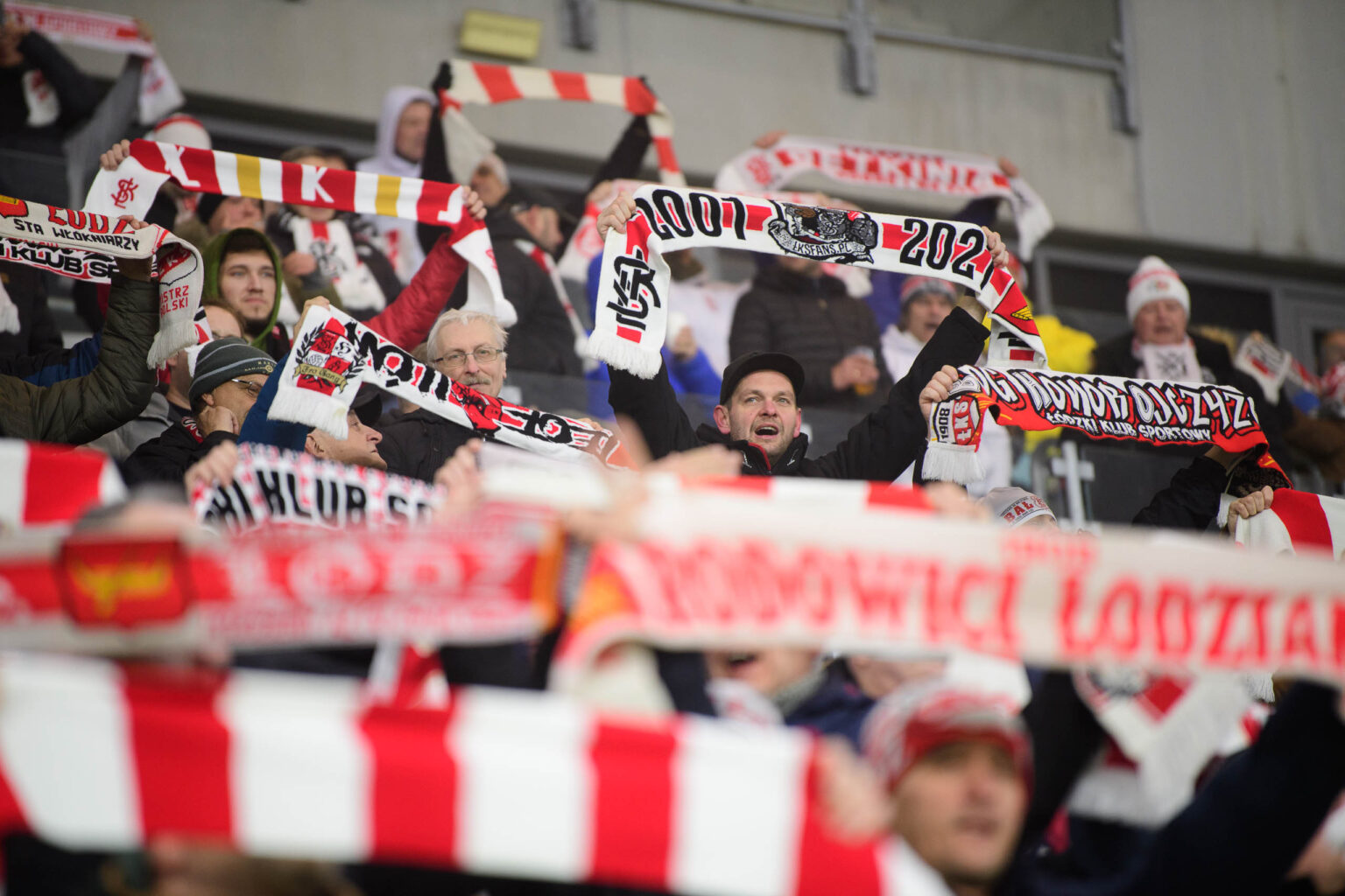 LKS Lodz vs Polonia Warszawa kibice Fot Sebastian Szwajkowski 47