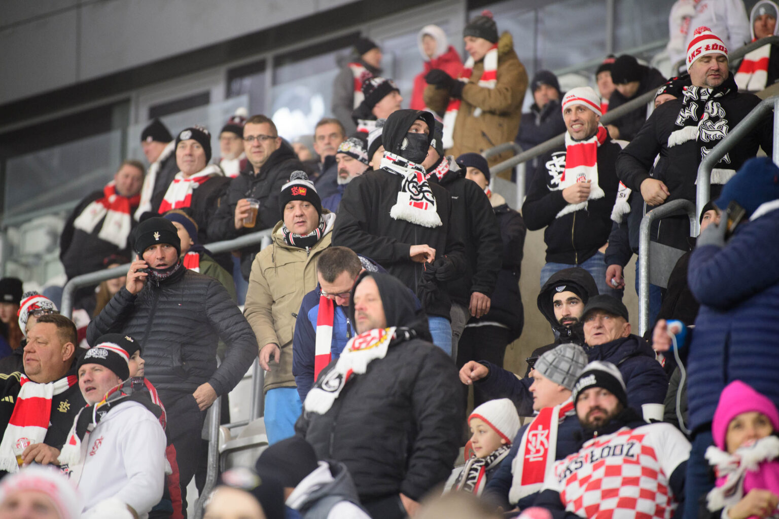 LKS Lodz vs Polonia Warszawa kibice Fot Sebastian Szwajkowski 5