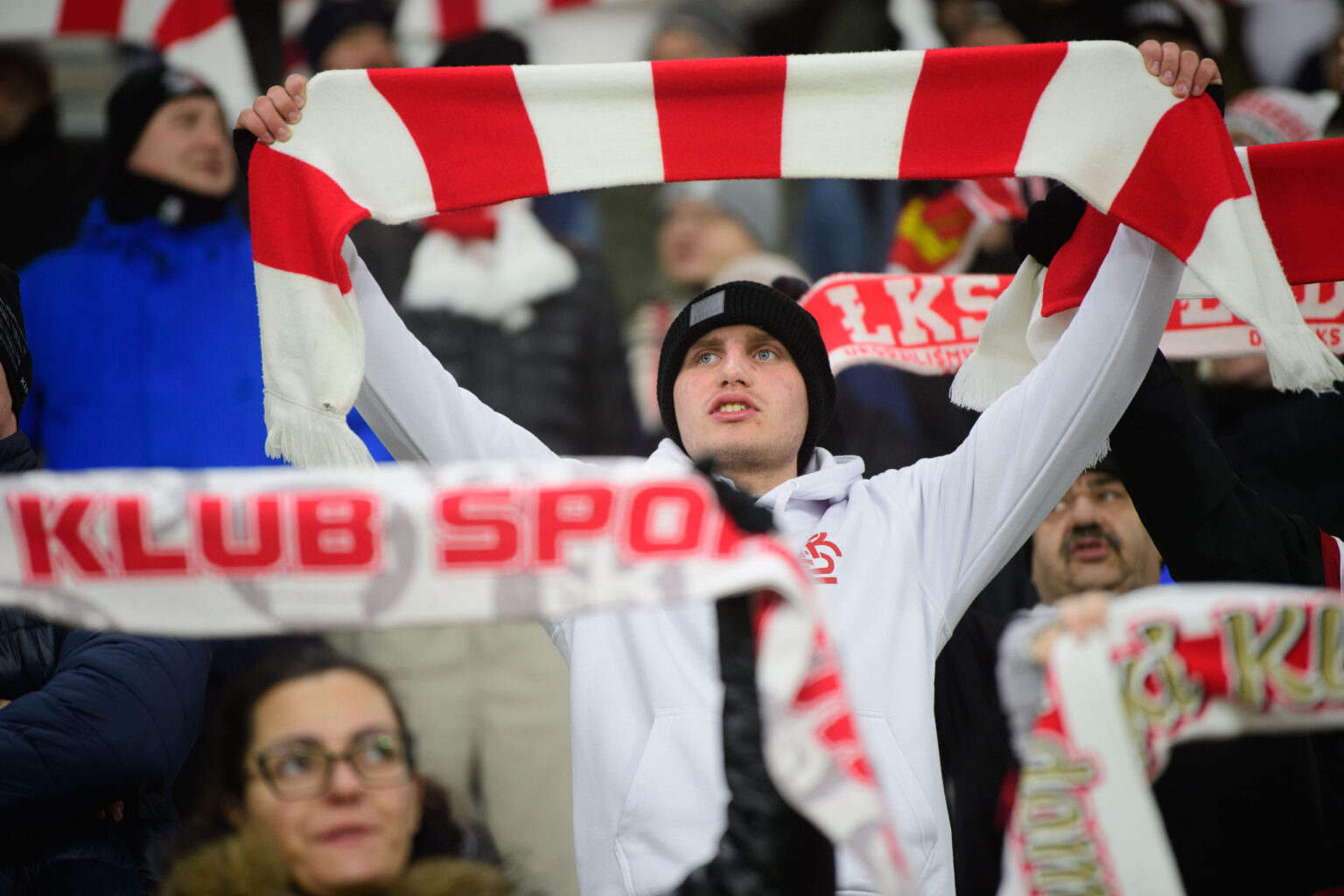 LKS Lodz vs Polonia Warszawa kibice Fot Sebastian Szwajkowski 51