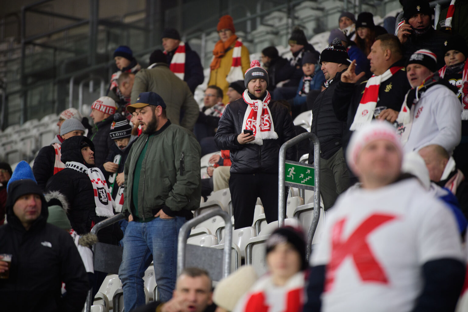 LKS Lodz vs Polonia Warszawa kibice Fot Sebastian Szwajkowski 6
