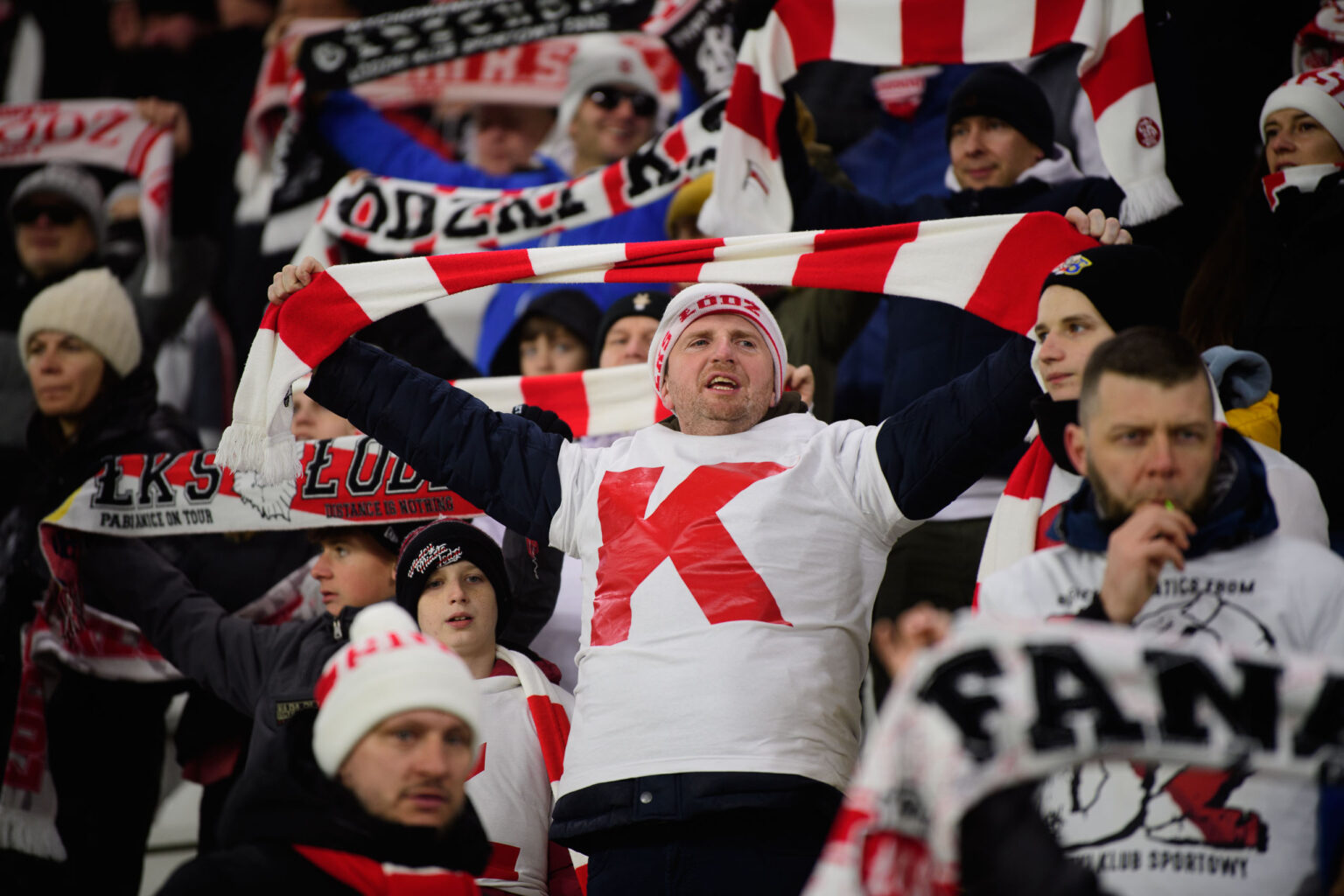 LKS Lodz vs Polonia Warszawa kibice Fot Sebastian Szwajkowski 70