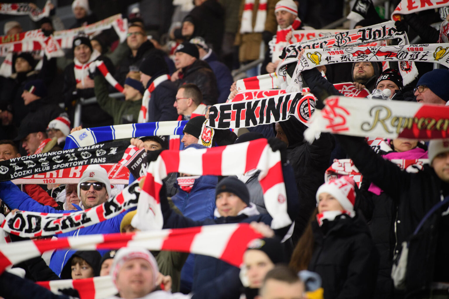 LKS Lodz vs Polonia Warszawa kibice Fot Sebastian Szwajkowski 71
