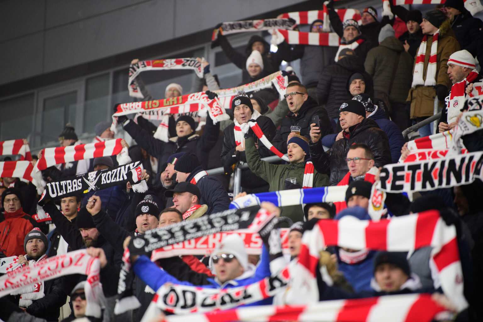 LKS Lodz vs Polonia Warszawa kibice Fot Sebastian Szwajkowski 73