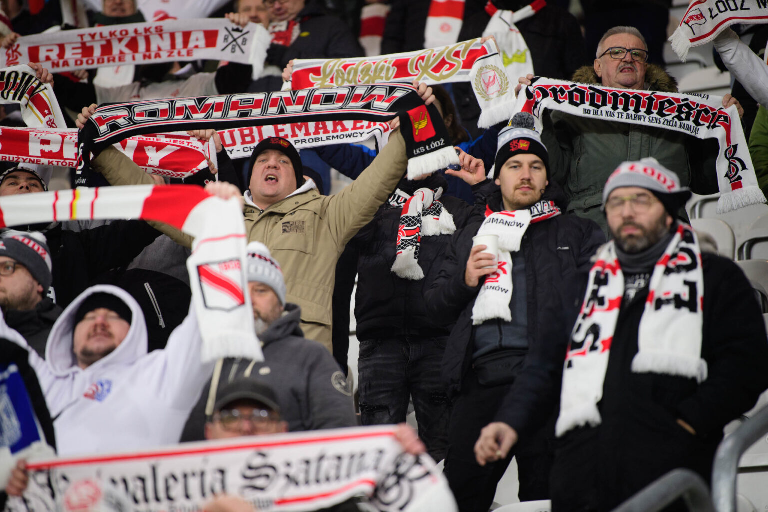 LKS Lodz vs Polonia Warszawa kibice Fot Sebastian Szwajkowski 79