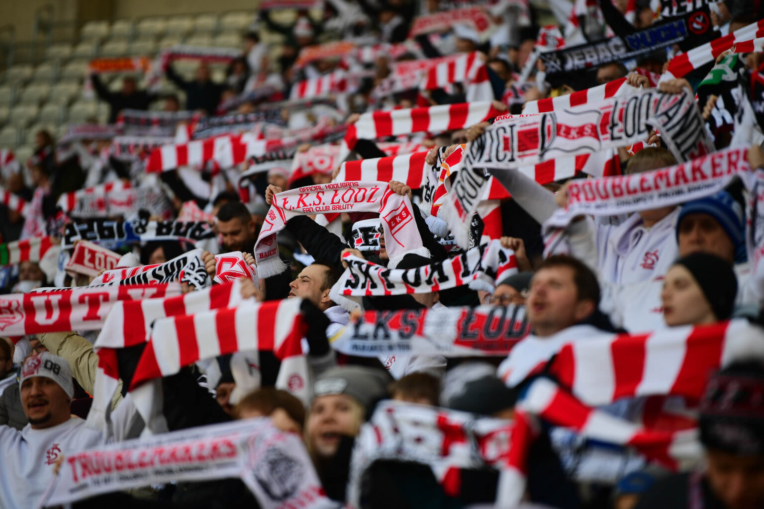 LKS Lodz vs Ruch Chorzow Kibice Fot Sebastian Szwajkowski 130