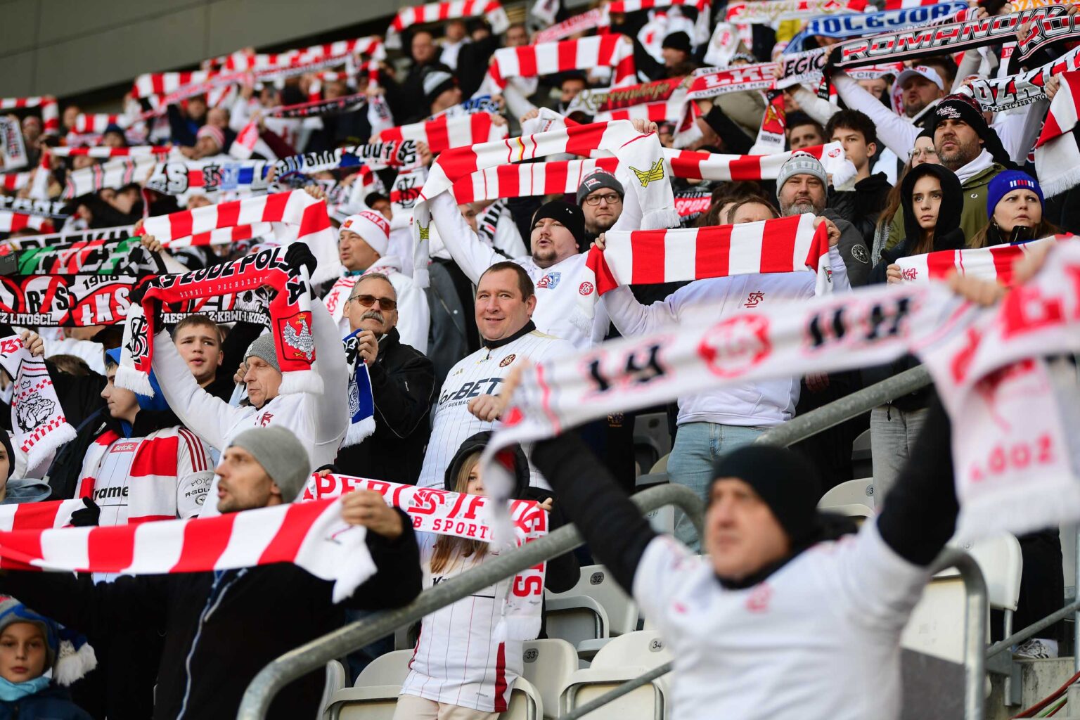 LKS Lodz vs Ruch Chorzow Kibice Fot Sebastian Szwajkowski 136