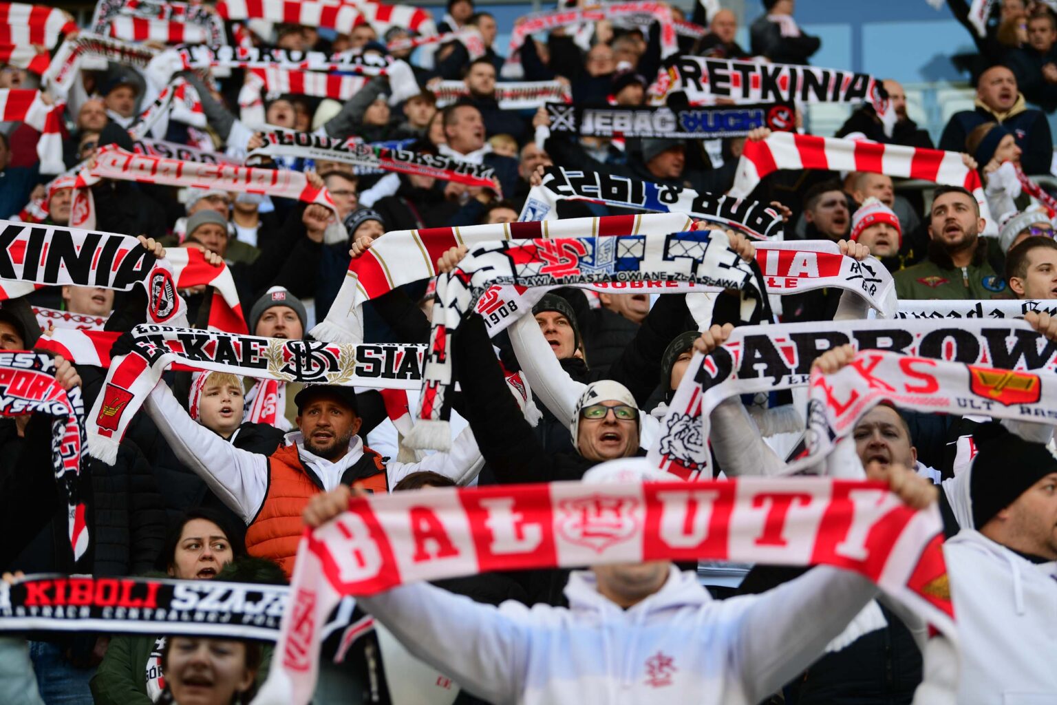 LKS Lodz vs Ruch Chorzow Kibice Fot Sebastian Szwajkowski 143