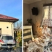 Wjechała w dom. Jedna z mieszkanek trafiła do szpitala [ZDJĘCIA]