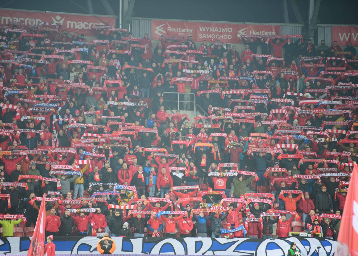 2024-11-09 | Doping kibiców na meczu Widzew Łódź – Zagłębie Lubin
