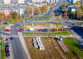 Remont Śmigłego-Rydza w Łodzi: Wymiana asfaltu, budowa torowiska. Będą zmiany w ruchu 3 Remont Śmigłego-Rydza w Łodzi: Wymiana asfaltu, budowa torowiska. Będą zmiany w ruchu