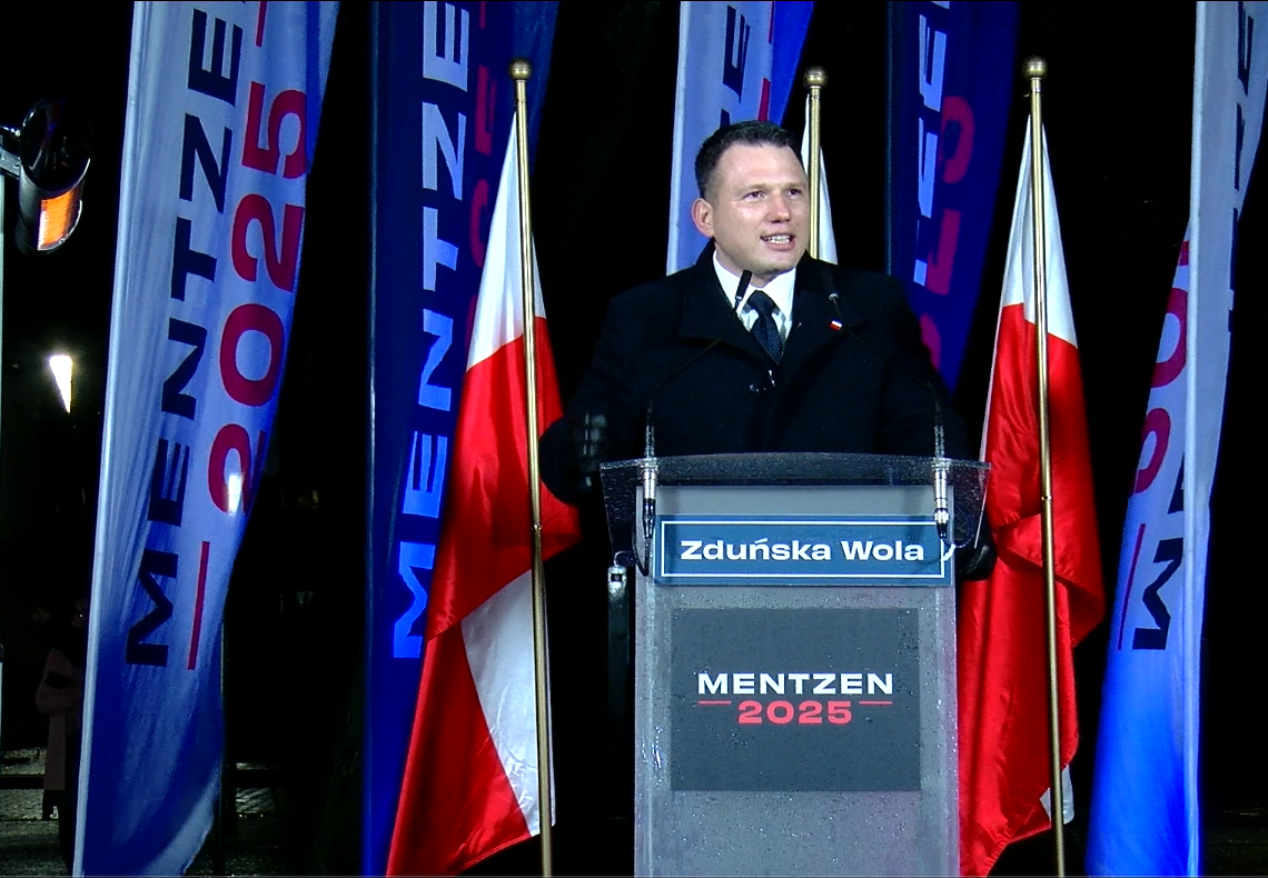 Sławomir Mentzen w Zduńskiej Woli