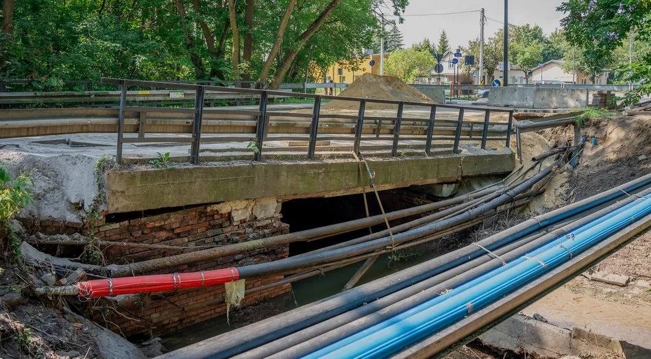Most na Siewnej będzie naprawiony. Najwcześniej skorzystamy z niego wiosną 1 Most na Siewnej