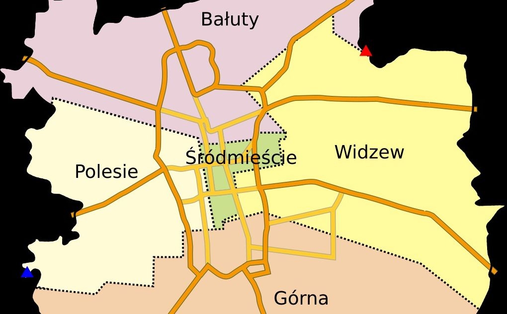 Podział administracyjny Łodzi. Wciąż używamy tego, który... od dawna nie istnieje! 1 podział administracyjny Łodzi