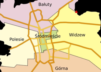 podział administracyjny Łodzi