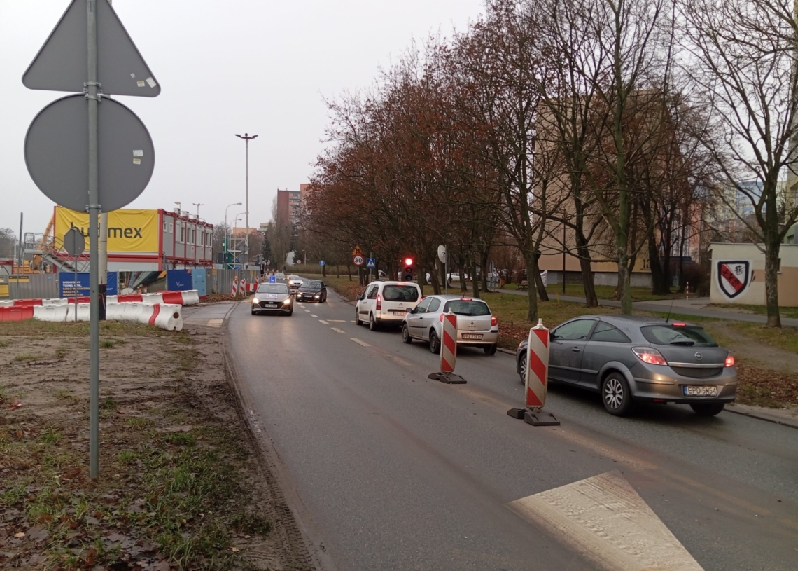 Budowa Kolei Dużych Prędkości. Korek na ulicy Maratońskiej