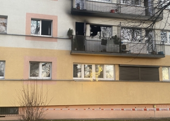 Pożar w bloku na Teofilowie