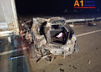 Wypadek na autostradzie A1. Utrudnienia w kierunku Katowic