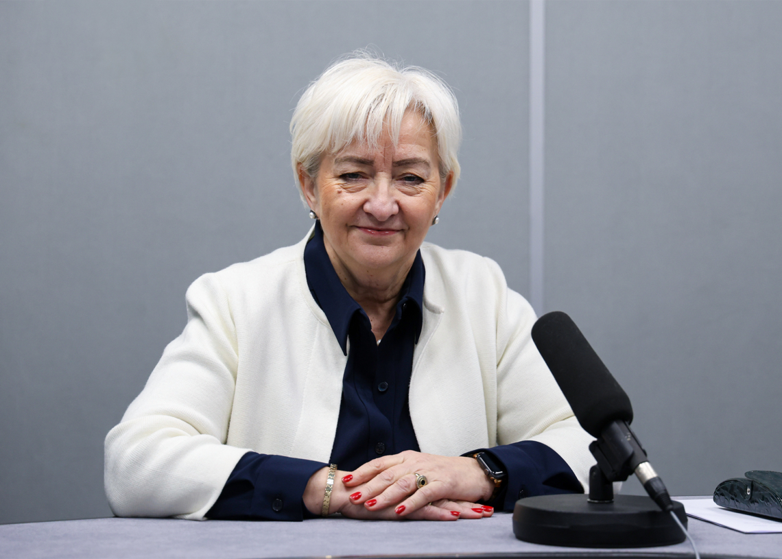 Dorota Ryl, wojewoda łódzki porannym gościem Radia Łódź 1 Dorota Ryl fot. Konrad Ciezki